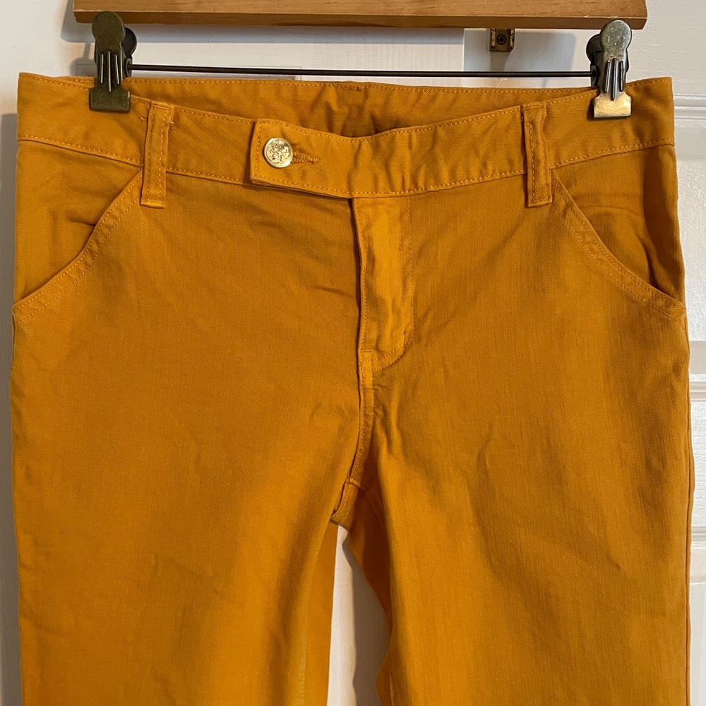 Tory Burch super skinny Jeans, yellow